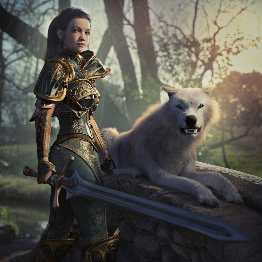 fantasy, warrior, female